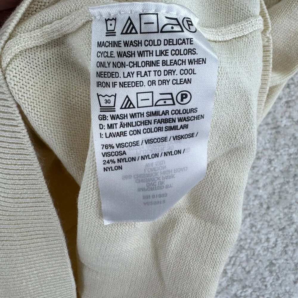 Studio Park X Alberti Popaj Icon Sweater Size XXS Champagne Creme